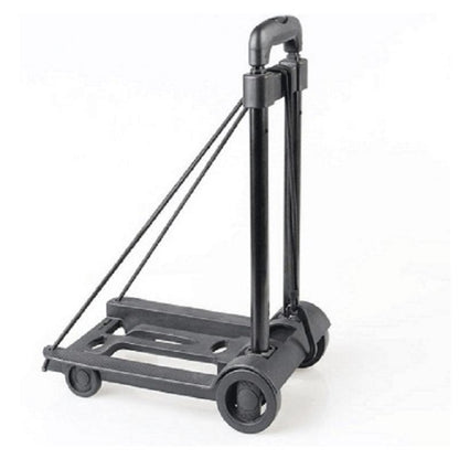 Foldable Aluminium Trolley Cart with Adjustable Handle by HitMyNeed