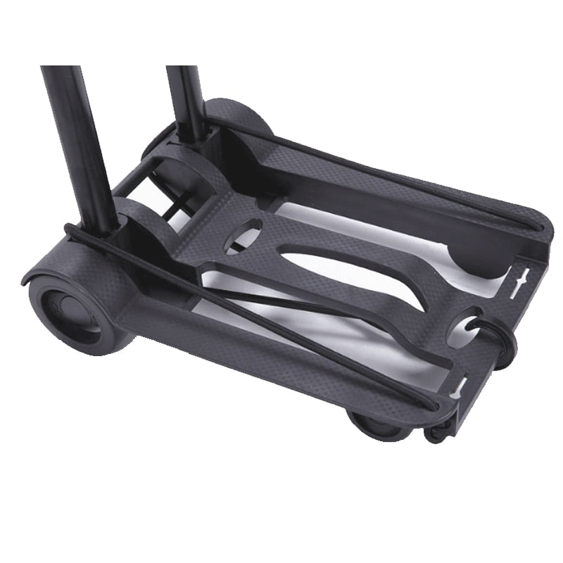 Foldable Aluminium Trolley Cart with Adjustable Handle by HitMyNeed