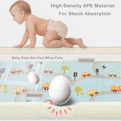 Foldable Baby Foam Play Mat 200 x 180cm by HitMyNeed