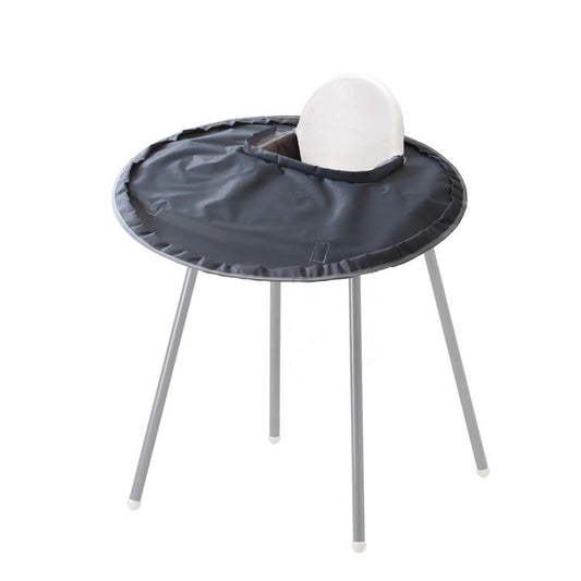 Foldable Baby High Chair Feeding Saucer Cover gray by HitMyNeed
