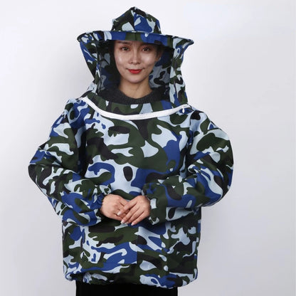 Foldable Beekeeping Jacket with Veil and Double Zipper 3.0 by HitMyNeed
