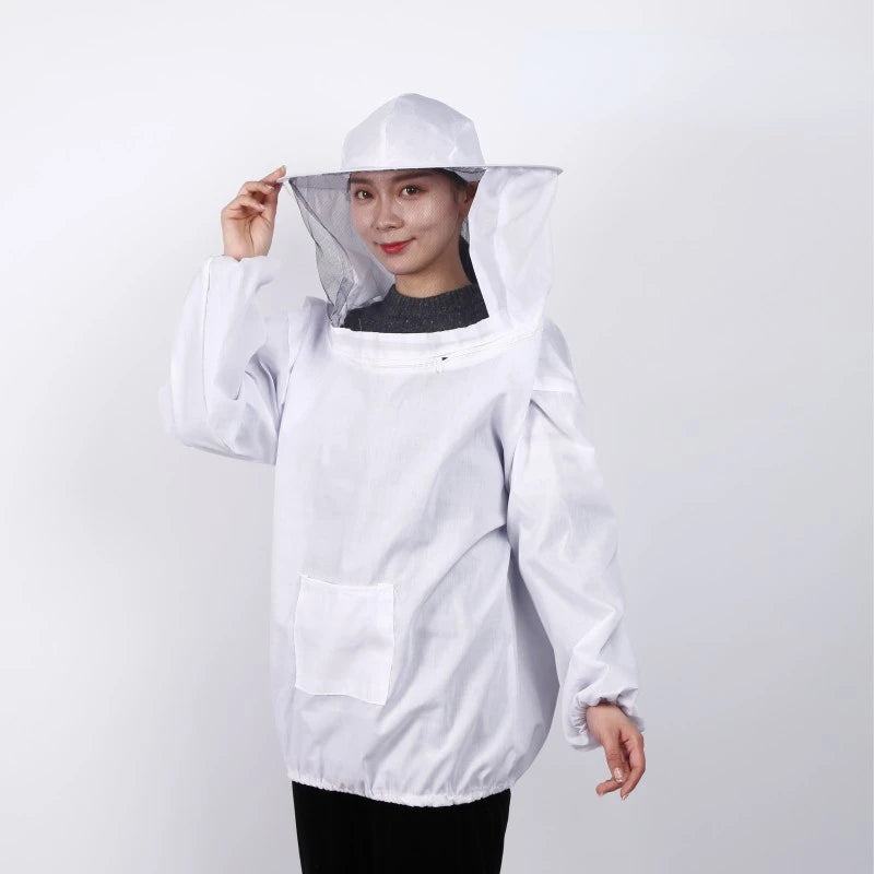 Foldable Beekeeping Jacket with Veil and Double Zipper 5.0 by HitMyNeed