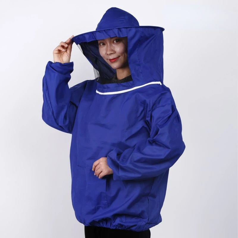Foldable Beekeeping Jacket with Veil and Double Zipper 6.0 by HitMyNeed