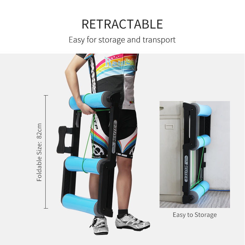 Foldable Bike Trainer Roller for Indoor Cycling by HitMyNeed
