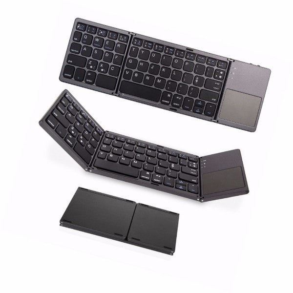 Foldable Bluetooth Pocket Keyboard with Touchpad by HitMyNeed