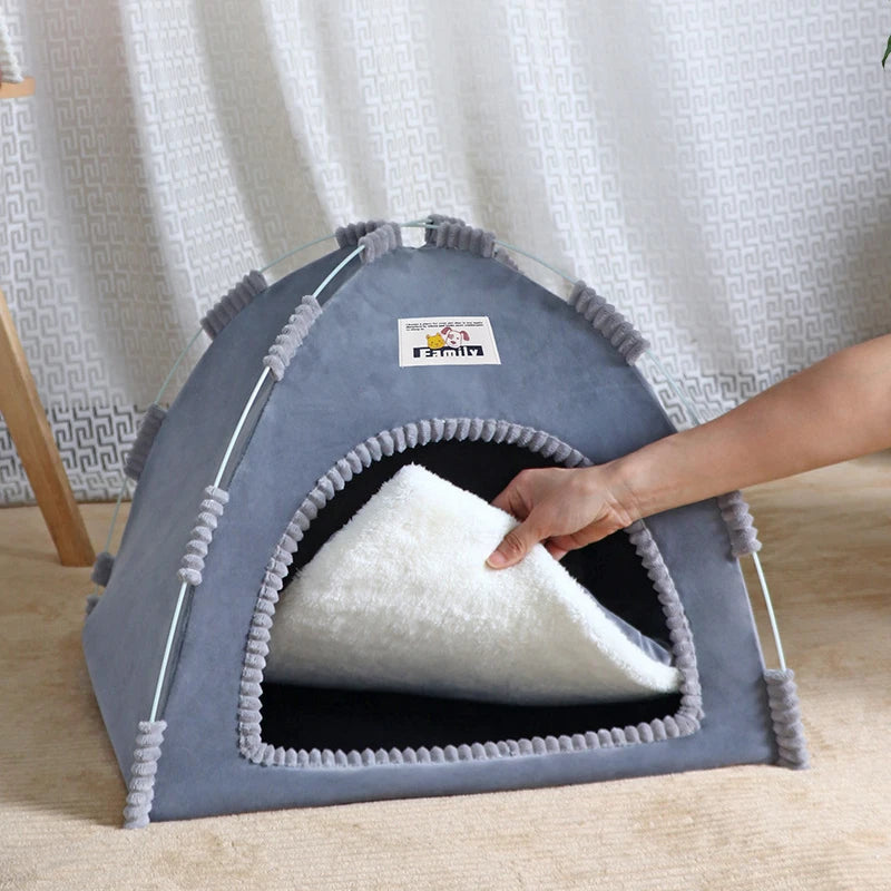 Foldable Breathable Cat & Dog Tent House by HitMyNeed