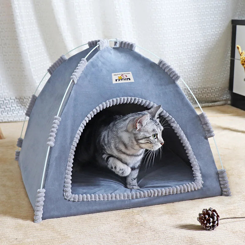 Foldable Breathable Cat & Dog Tent House by HitMyNeed