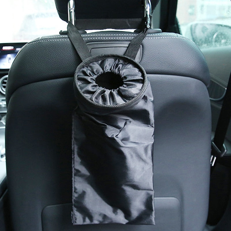 Foldable Car Trash Bag with Adjustable Hanging Strap by HitMyNeed