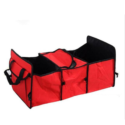 Foldable Car Trunk Organizer with Insulated Compartment by HitMyNeed