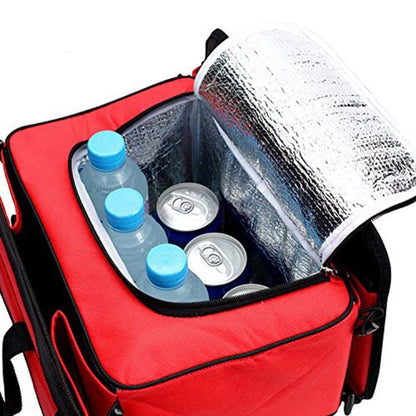 Foldable Car Trunk Organizer with Insulated Compartment by HitMyNeed