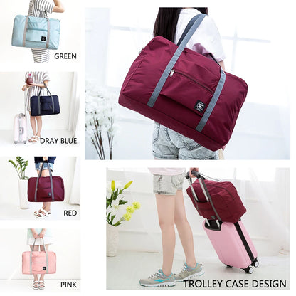 Foldable Carry-On Travel Bag with Large Capacity by HitMyNeed