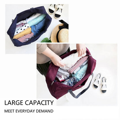 Foldable Carry-On Travel Bag with Large Capacity by HitMyNeed