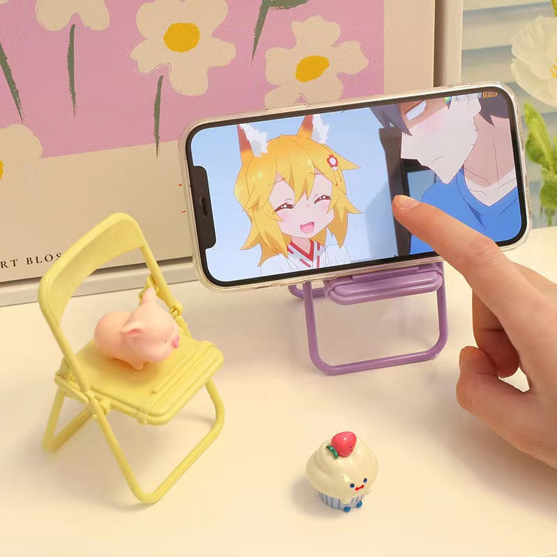 Foldable Chair Phone Stand & Desk Holder by HitMyNeed