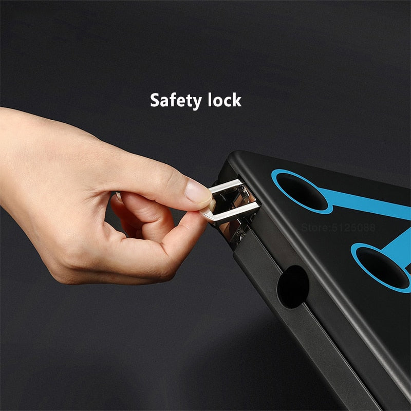Foldable Color-Coded Push Up Rack Board by HitMyNeed