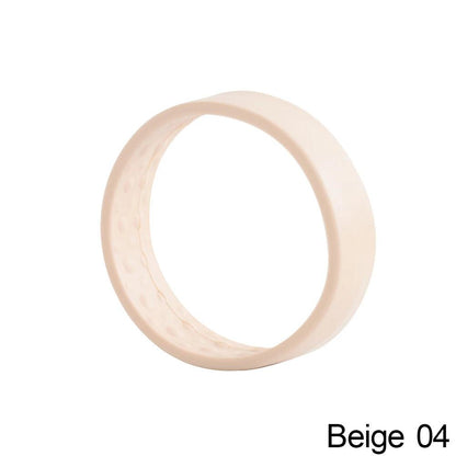 Foldable Elastic Hair Ties for Women beige by HitMyNeed