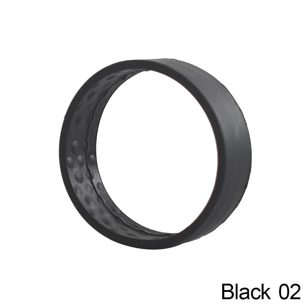 Foldable Elastic Hair Ties for Women black by HitMyNeed