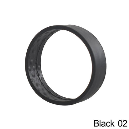 Foldable Elastic Hair Ties for Women black by HitMyNeed