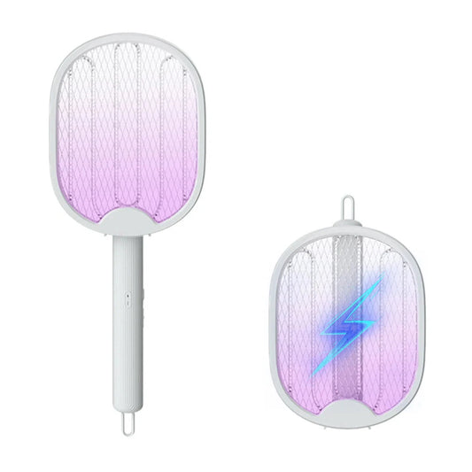 Foldable Electric Mosquito Swatter with UV Bug Zapper by HitMyNeed