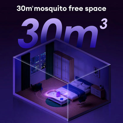 Foldable Electric Mosquito Swatter with UV Bug Zapper by HitMyNeed