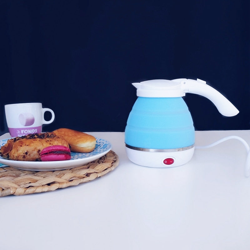 Foldable Electric Travel Kettle 0.6L Silicone by HitMyNeed