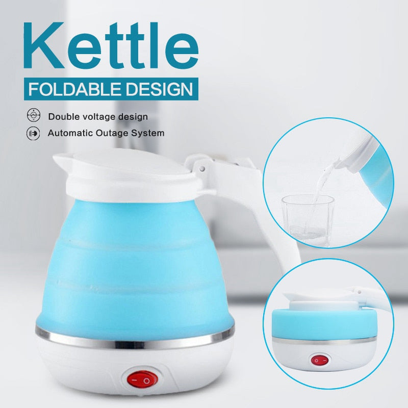 Foldable Electric Travel Kettle 0.6L Silicone by HitMyNeed