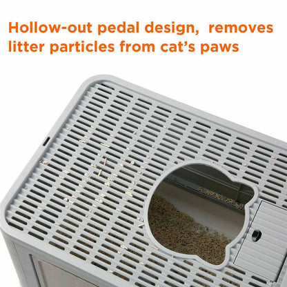 Foldable Enclosed Cat Litter Box with Top Exit by HitMyNeed