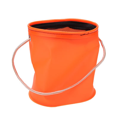 Foldable EVA Fishing Bucket with Rope and Mesh Lid by HitMyNeed