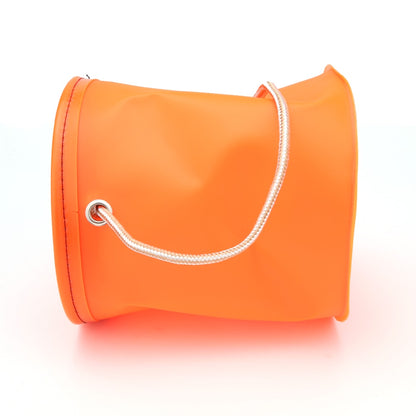 Foldable EVA Fishing Bucket with Rope and Mesh Lid by HitMyNeed