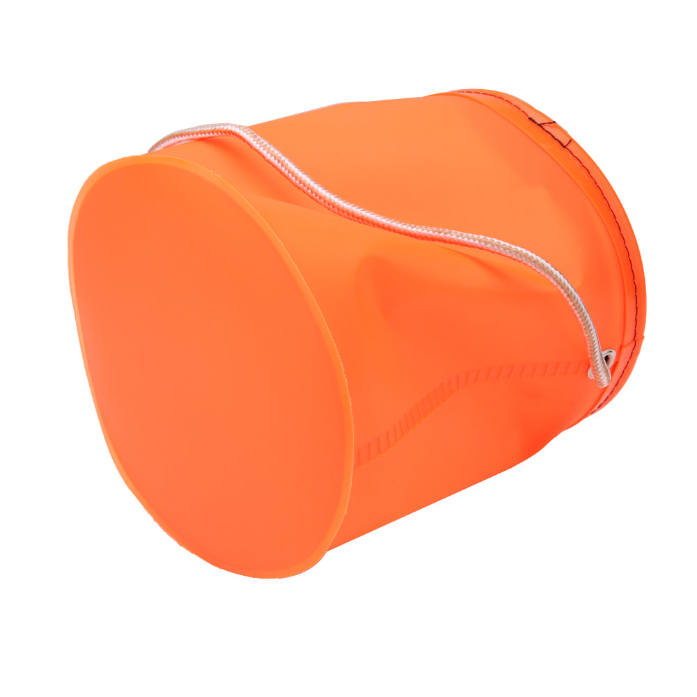 Foldable EVA Fishing Bucket with Rope and Mesh Lid by HitMyNeed