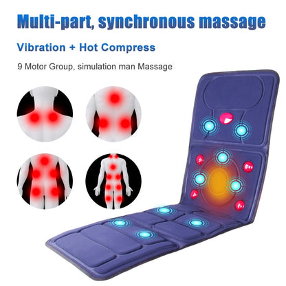 Foldable Full Body Electric Massage Mattress by HitMyNeed