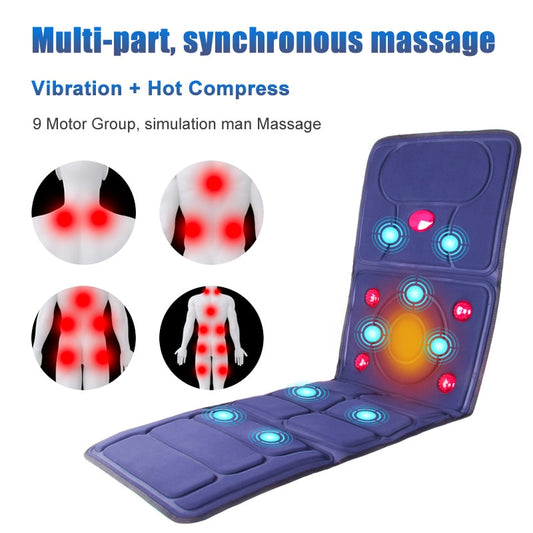 Foldable Full Body Electric Massage Mattress by HitMyNeed