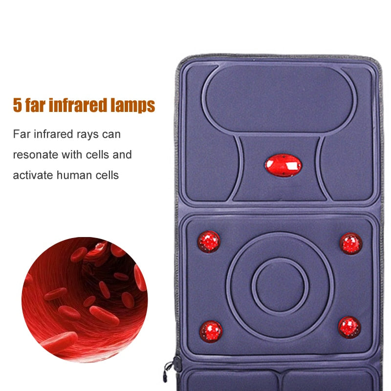 Foldable Full Body Electric Massage Mattress by HitMyNeed