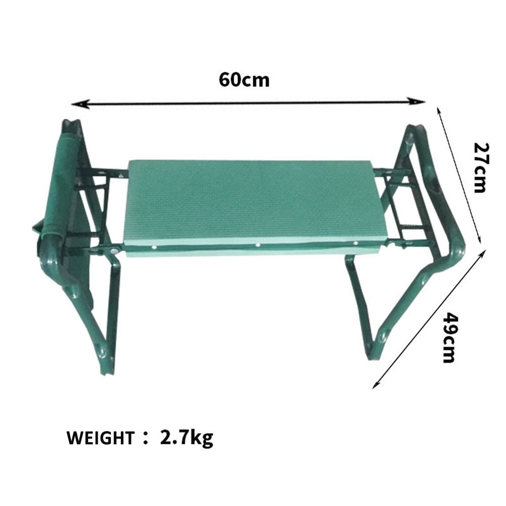 Foldable Garden Kneeler and Seat with Tool Pouch by HitMyNeed