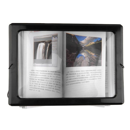 Foldable Hands-Free Magnifier with LED Light by HitMyNeed