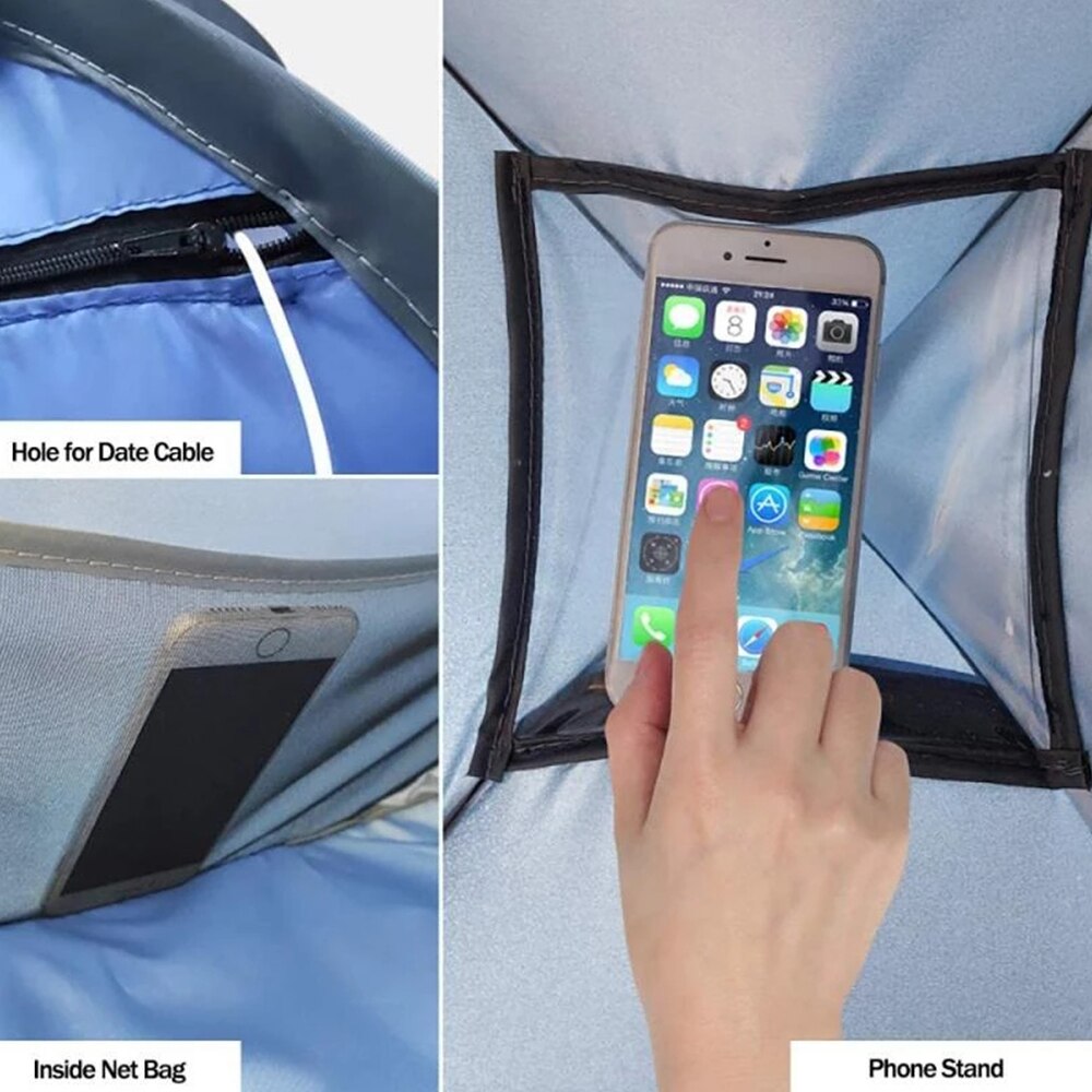 Foldable Head Tent UV Sunshade for Face & Head by HitMyNeed