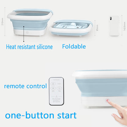 Foldable Heated Foot Spa Massager with Remote by HitMyNeed