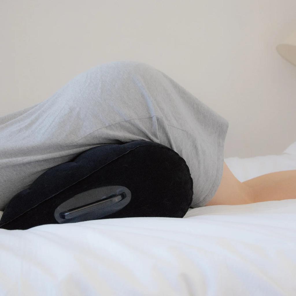 Foldable Inflatable PVC Flocked Wedge Cushion by HitMyNeed