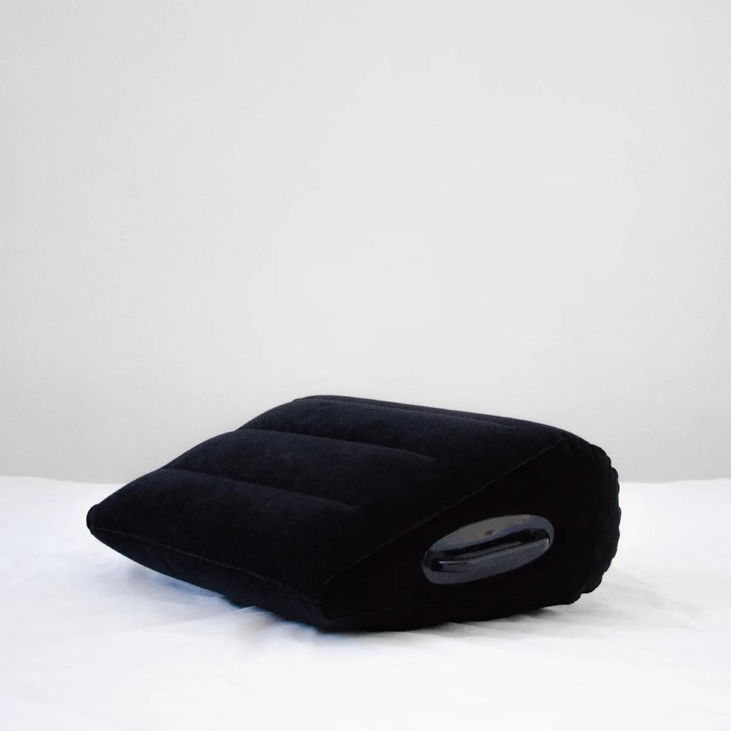 Foldable Inflatable PVC Flocked Wedge Cushion by HitMyNeed