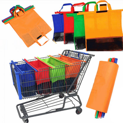 Foldable Insulated Shopping Cart Bags - Set of 4 by HitMyNeed