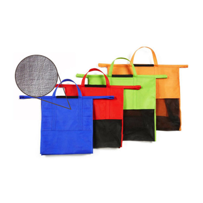 Foldable Insulated Shopping Cart Bags - Set of 4 by HitMyNeed