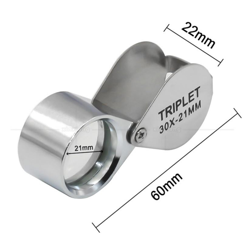 Foldable Jewelry Magnifier with 30x Lens 30x by HitMyNeed