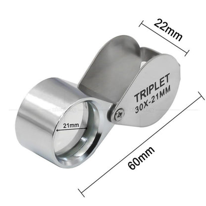 Foldable Jewelry Magnifier with 30x Lens 30x by HitMyNeed