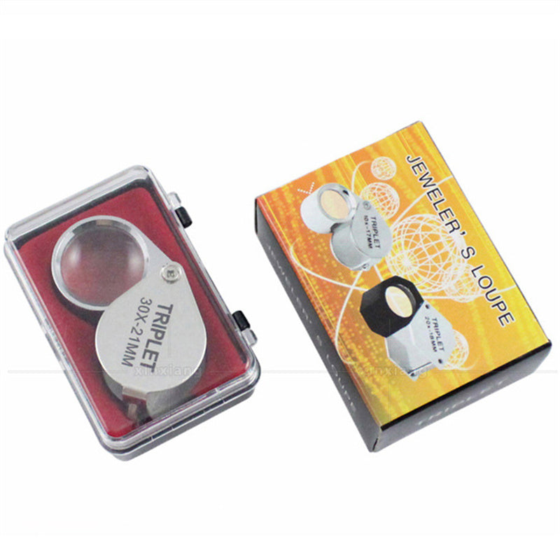 Foldable Jewelry Magnifier with 30x Lens by HitMyNeed
