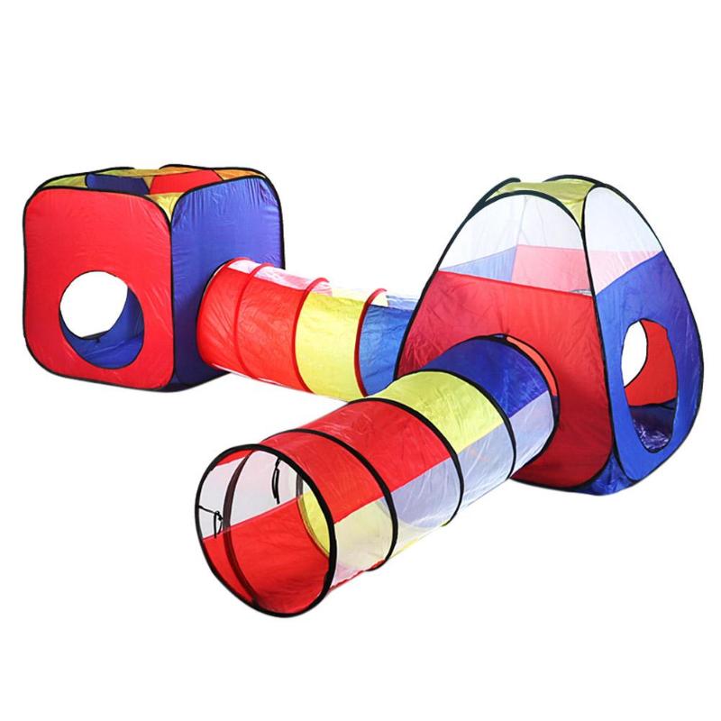 Foldable Kids Play Tunnel and Tent Set by HitMyNeed