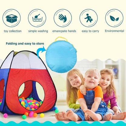 Foldable Kids Play Tunnel and Tent Set by HitMyNeed
