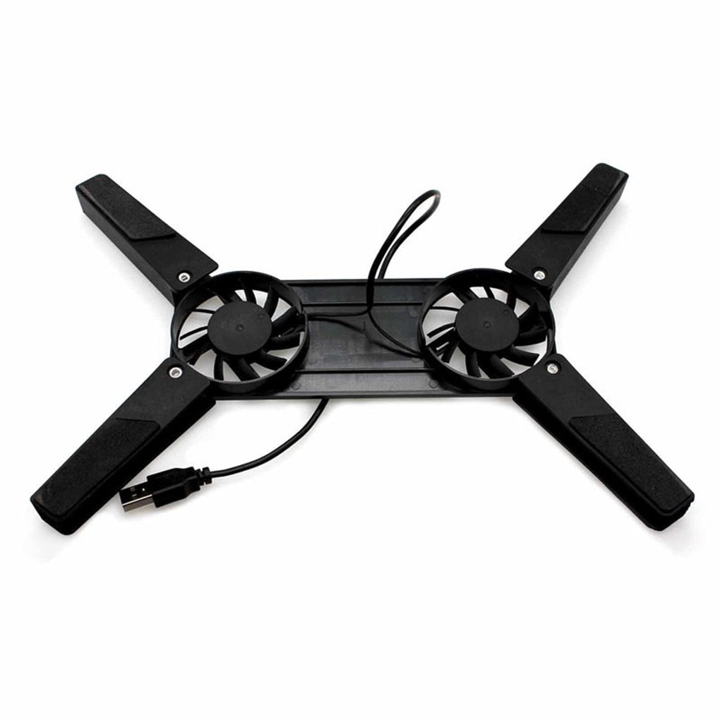 Foldable Laptop Cooling Stand with USB Fans by HitMyNeed