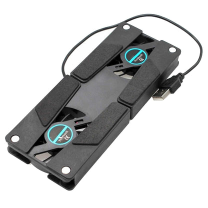 Foldable Laptop Cooling Stand with USB Fans by HitMyNeed