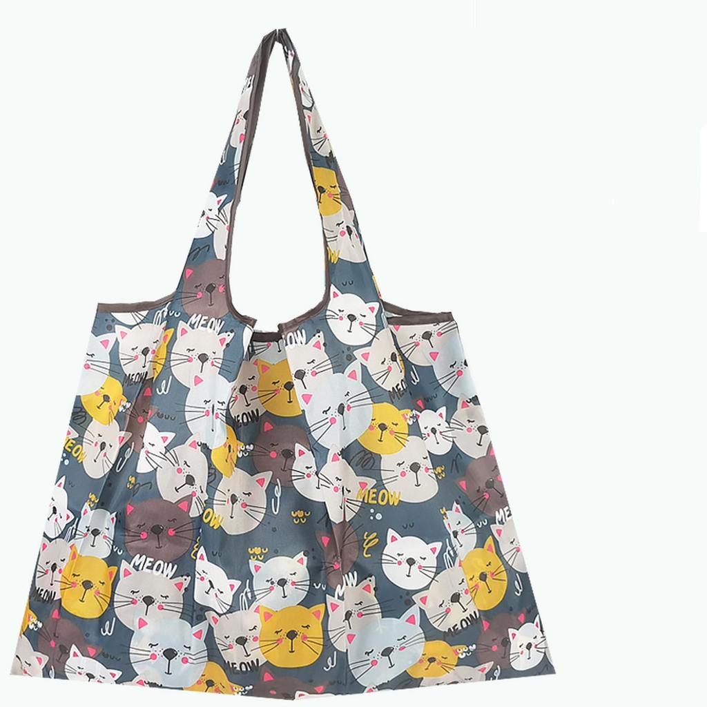 Foldable Large Reusable Nylon Shopping Bag by HitMyNeed