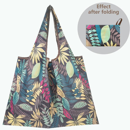 Foldable Large Reusable Nylon Shopping Bag by HitMyNeed