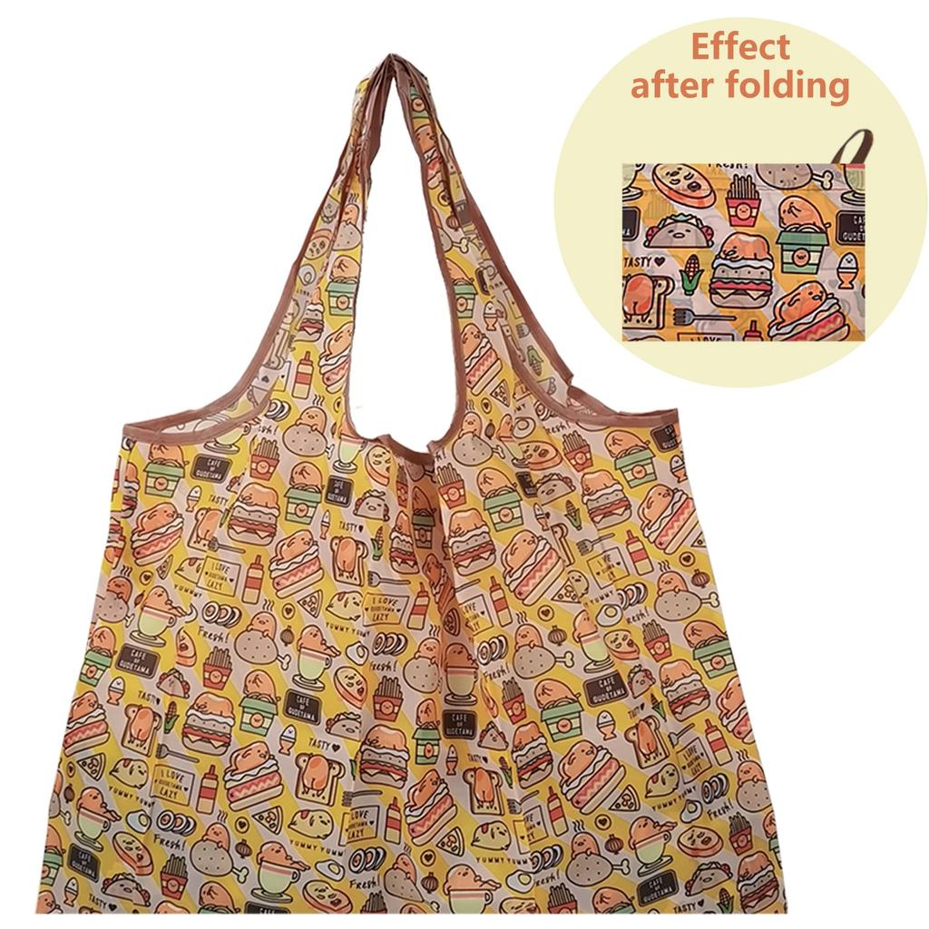 Foldable Large Reusable Nylon Shopping Bag l-hanbao-8 by HitMyNeed